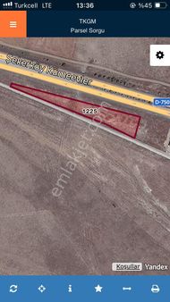 Toprak Emlak'tan Ankara Şereflikoçhisar Şekerköy Mahallesinde 4820 M2 Satılık Tarla