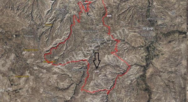 Nevşehir Ürgüp Ortahisar'da Verimli Toprak 4 Dönüm Satılık Bağ