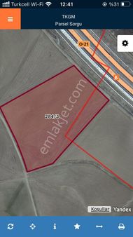 Toprak Emlaktan Ankara Balâ Ahmetçayılı Mahallesinde 30012 M2 Satılık Tarla