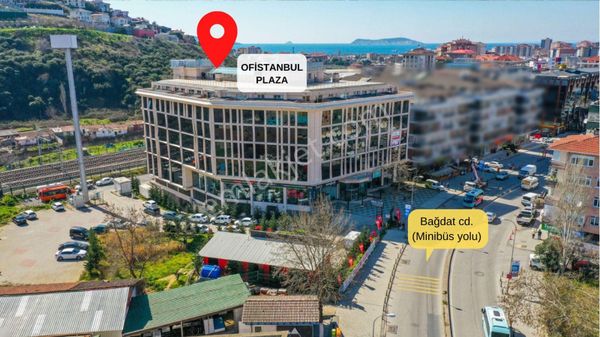 Maltepe Ofistanbul Plaza'da Tam Kdv'li 385m2 Satılık İskanlı Boş Ofis...
