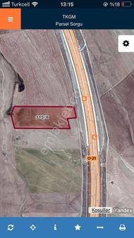 Toprak Emlak'tan Ankara Ahmetçayırı Mahallesinde 24775 M Satılık Tarla