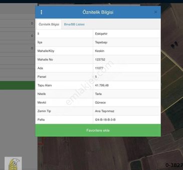 Şahintepesi Gayrimenkul’den Keskin Köyünde Satılık Tarla
