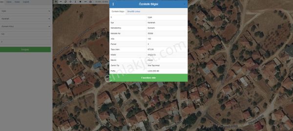 Uşak Karahallı Dumanlı Köyünde Satılık 672 M2 Köy İçerisinde Arsa 575.000 Tl !!!