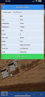 Ahlat Kırklar Mahallesi Satılık 520 Metre Konut Arazisi