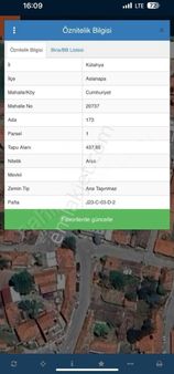 Asel'den Aslanapa-merkez-438 M2 Ev Arsası(cumhuriyet)