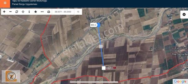 Elazığ Kuyulu Köyünde Satılık Kupon Tarla