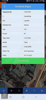 Old City'den Çanakkalede Boğaz Ve Körü Manzaralı 14.577m2 Arazi.