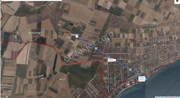 İstanbul Silivri Gümüşyaka Ereğli Yolunda 300m2 Tarla Sahile 2km