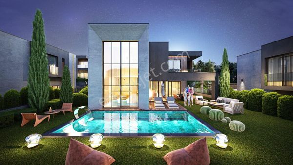 Kuşadası Yavansu Mevkiinde Deniz Manzaralı Ultralux 4+1 210m2 Müstakil Özel Havuzlu Villalar
