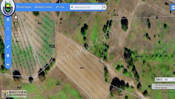 Fırsat İnegöl Bahariyed Suyu İçerisinde Ceviz Ağaçlı Yollu Tarla