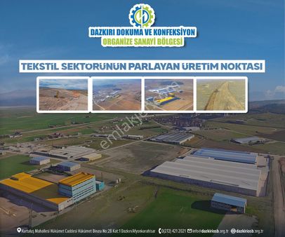 Afyon Dazkırı'da 4.204 M2 İlçe Merkezinde Yola Cephe Arazi