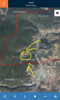 Bozüyük Çaydere Satılık Tarla