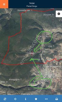 Bozüyük Çaydere Satılık Tarla