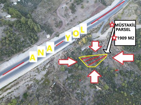 Bmk Dan Antalya Kumluca Yazır Da Yola Sıfır Satılık Arazi