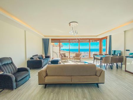 Alanya Büyükhasbahçe 4+1 286m2full Kale Ve Deniz Manzaralı Daire !
