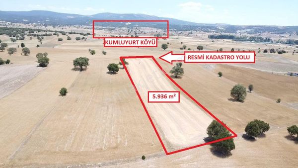 Kütahya Merkez Ahiler' De 5936m2 Satılık Tarla