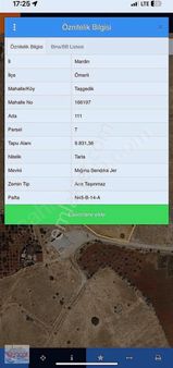 Ömerli Girişi Taşgedik Satılık Tarla Liman'da