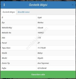 Satılık Tarla Manisa Yolu Üzeri