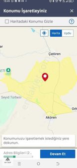 My Ekipden Konya Akören Tülcede Satilik Arazi Verimli Toprak