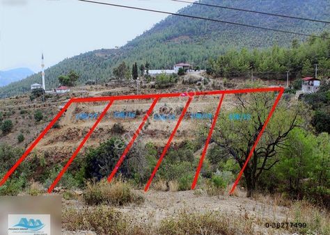 Gazipaşa Satılık Arsa 10 Villalık İncegizde 4 Parsel Yanyana