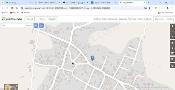 Kavaklı Merkezde Hastane Karşısında 2.ada Konut+ticari İmarlı 2 Ev Ve Arsası Satılıktır