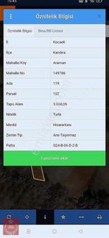 Kandıra Kaymaz Aramanda İmarlı Arazi