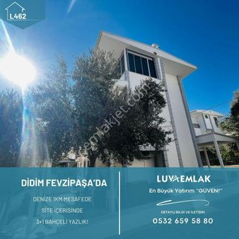 Didim Fevzipaşa'da Denize Yürüme Mesafesinde Müstakil Bahçeli 3+2 Yazlık