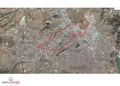 Satılık !!! Denizli Gümüşçayda Toplam 950 M2 / B+5 Kat Arsa