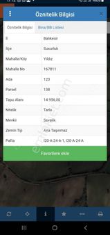 Balıkesir Susurluk Yıldız Mahallesinde Manzaralı 15 Dönüm Arazi