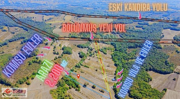 Kandıra Dalca İçerisinde Konteyner Bulunan 2200 M2 Yollu Tarla