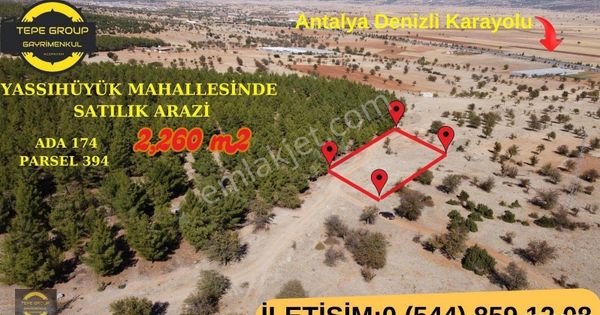 Yassıhüyük Mahallesin'de Satılık 2.260 M² Tarla