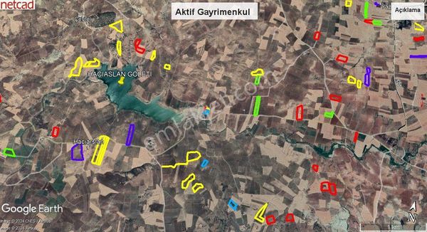 Aktif'den Gölete Hakim Satılık Yatırımlık Bakımlı Arazi..
