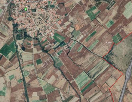 Karabulutda 51.000 M2 Kuyu Ruhsatlı Satılık 2 Parça Tarla