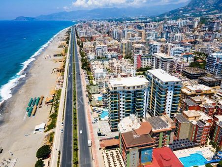 Alanya Mahmutlar 1+1 65m2 Eşyalı Full Aktiviteli Manzaralı Denize Sıfır Daire