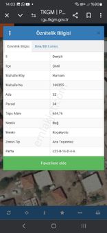 Hamam Mahallesinde Çok Uygun Fayatlı Arsalar.