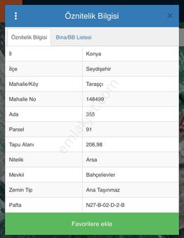 Tuncay Dan Bahçelievler De Satılık Arsa