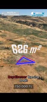 Muğla Seydikemer Yayla Karaculhada Satılık 626m2 Müstakil Arazi