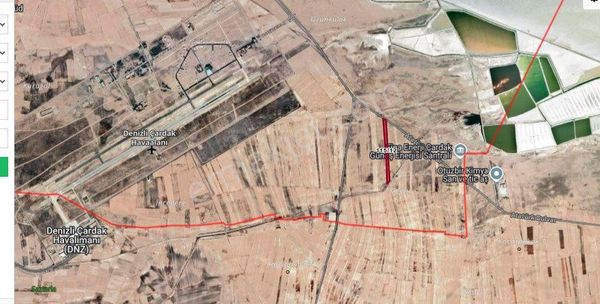 Naz Emlaktan Denizli Çardak Hürriyet Mahallesinde Takasa Uygun Yatırımlık Tarla