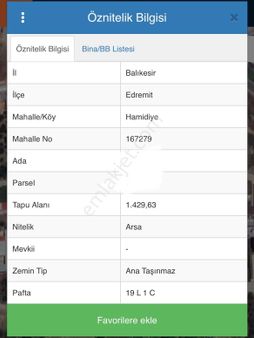 Hamidiye’de Konut İmarlı Arsa