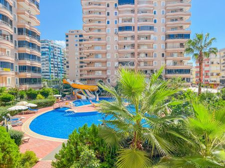 Alanya Mahmutlar 2+1 110m2e Eşyalı Havuzlu Denize Yakın Daire