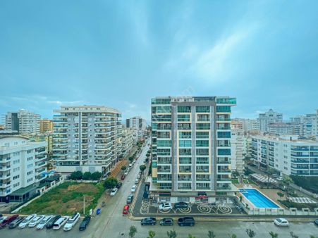 Alanya Mahmutlar 2+1 120m2 Eşyalı Full Aktiviteli Kompleks İçerisinde Daire