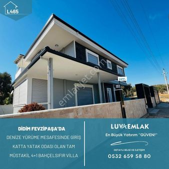 Didim Fevzipaşa’da Denize 300 Metre Tam Müstakil 4+1 Sıfır Villa