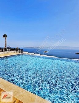 Bodrum İncisi Adabükü'nde Deniz Manzaralı Satılık Yazlık