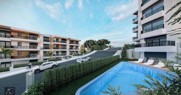 Kusadasında Satılık Güvenlık-havuz-bahçe-kapalı Otopark-doğalgazlı-akıllı Ev Sıstemı-ultra Lüx 2+1