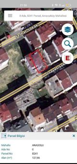 Arnavutköy Anadolu Mahallesi'nde Satılık 128 Metre İmarlı İfrazlı Arsa 1.10 İmarda 4 Kat İmarı Var