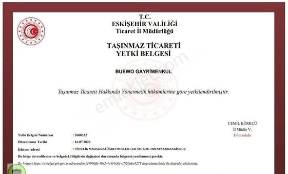 Buewo'dan Eğriöz Mah. 9414 M² Uygun Fiyatlı Satılık Tarla