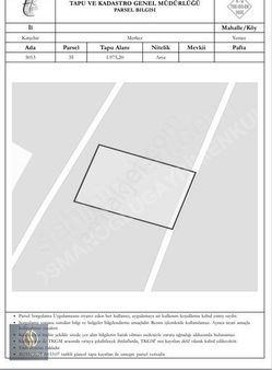 Neşet Ertaş Kültür Merkezi Yanında 1975.m2. Arsada 309.m2.hisse.