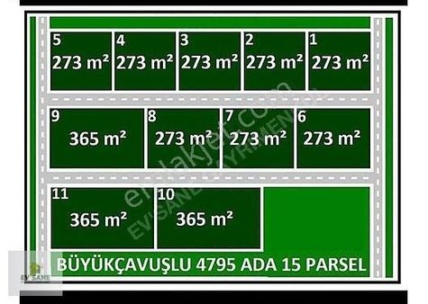 Ev'sane Gayrimenkul'den Silivri Büyükçavuşlu 273m2 Kelepir Tarla