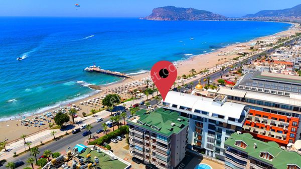 Alanya Obagöl 4+1 220m2 Full Eşyalı Havuzlu Denize Sıfır Panoramik Manzaralı Lüks Dubleks!!!