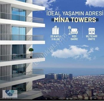 Alfa'dan Mina Towersda 2+1 Büyük Tip Kapalı Mutfak Daire